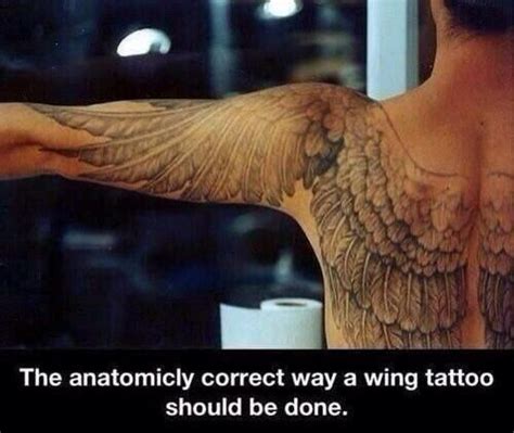 This Is The Way A Wing Tattoo Must Be Done Tatoeage Idee N Tatoeages