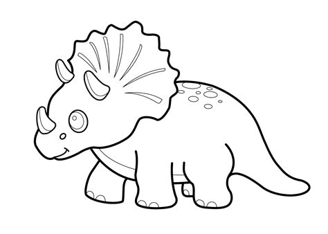 Dibujos De Triceratops Para Colorear Para Colorear Pintar E Imprimir