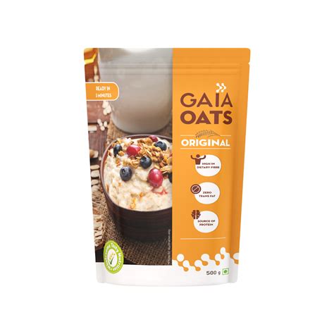 Gaia Oat Plain A Meal With Required Nutrients And Fibre