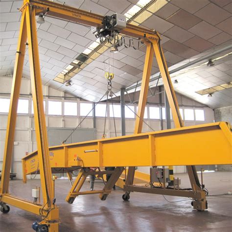A Frame Lifting Portable Gantry Crane 35 Ton Fixed Height With