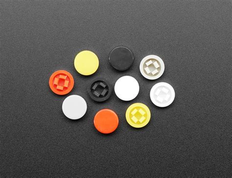 Plastic Button Caps For Square Top (10-pack) - 8mm Diamete… | Flickr