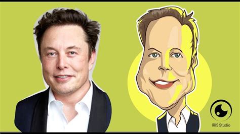 Caricature Of Elon Musk Drawing Tutorial Time Drawings Drawing Tutorial Caricature