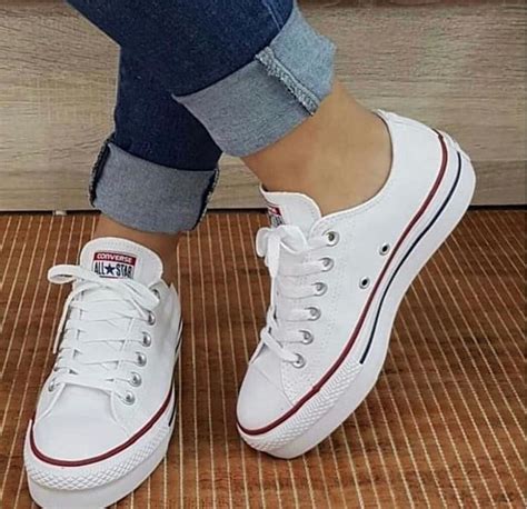 Tenis All Star Converse Plataforma Branco T Nis Feminino All Star