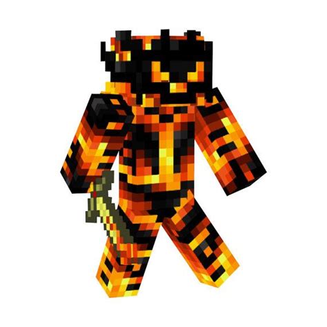 Fire Warrior Wall Decal Minecraft Wallpaper Minecraft Skins Cool