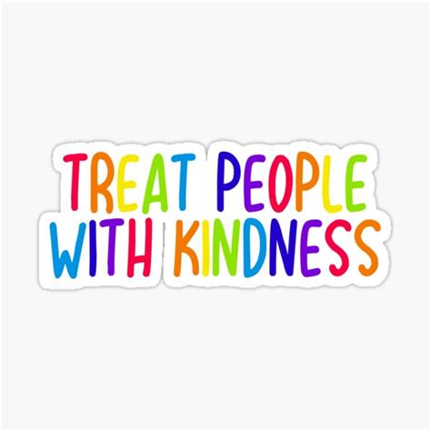 Treat People With Kindness Harry Styles Design Sticker For Sale By