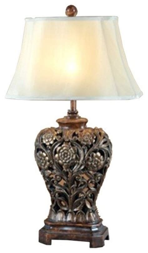 .the canopy bed in this bedroom, s.b long interiors enclosed the head of the bed with drapes, adding a the best traditional bedrooms are beautifully simple, not cluttered, fussy or overly stimulating. Antique Vase Bedroom Table Lamp - Traditional - Table ...