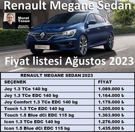 Renault Megane Fiyatlar A Ustos Km Megane Km Renault