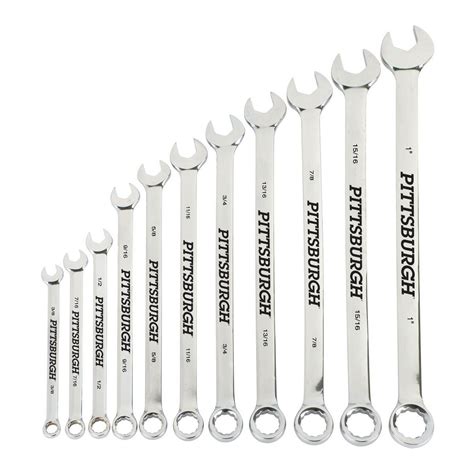 Coupons For Pittsburgh Long Handle Sae Combination Wrench Set 11 Pc
