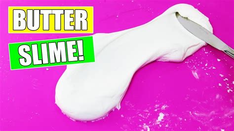 Diy Butter Slime Without Daiso Clay Or Modle Magic No Borax Youtube