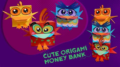 How To Make Money Bank Origami Piggy Bank Easy Origami Tutorial