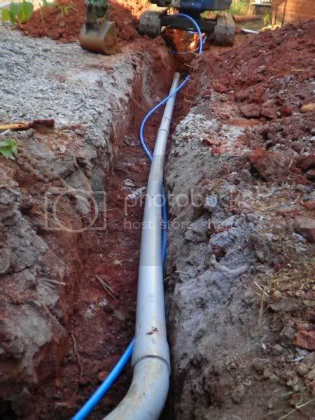 Installing an underground electrical pvc conduit step 1. Running Conduit From Basement To The Standalone Garage ...