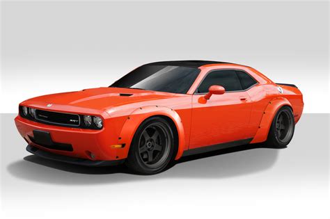 2008 2019 Dodge Challenger Duraflex Novara Wide Body Kit 4 Piece