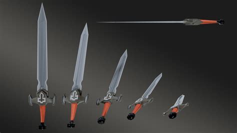3d Model Darkness Sword Cgtrader