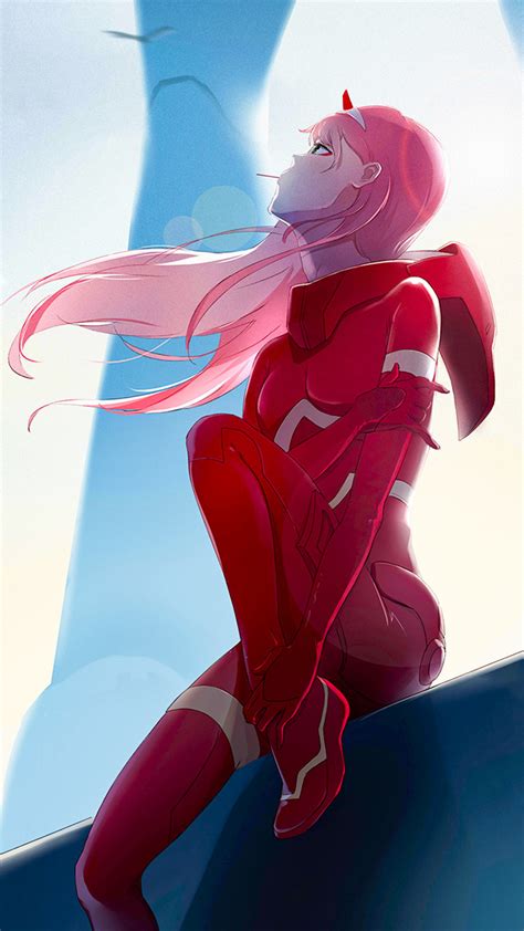 Zero Two Wallpaper Iphone Zero Two Cute Anime Darling 4k Live