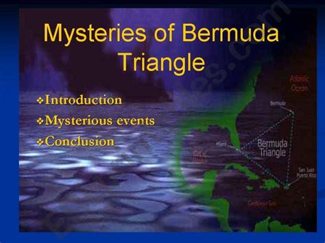 Esl English Powerpoints Mysteries Of Bermuda Triangle