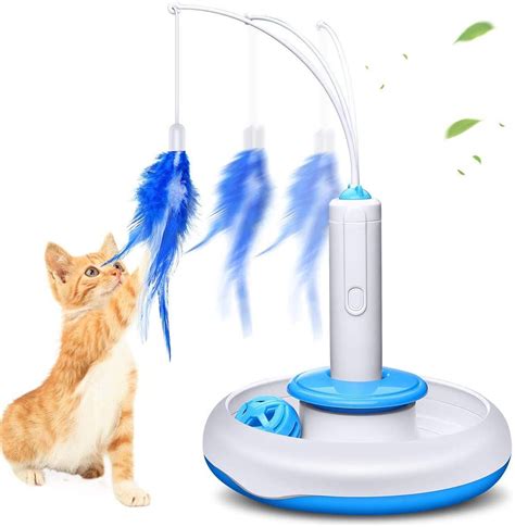 Clicker fun cards for cats. isYoung Cat Teasing Toy, Electric Mute Training Cat Toy ...