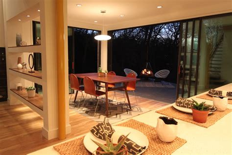 The pieces are selected to create a comfortable, functional and polished dining room. MC2 - Contemporary - Dining Room - Charlotte - by RUCKERHILL