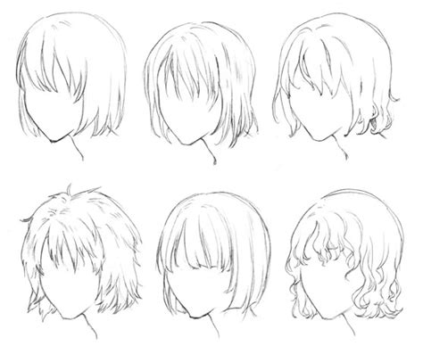 How to draw short hair for female anime and manga characters. Female Hairstyles Drawing at GetDrawings | Free download