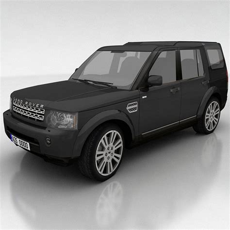 3d Model Land Rover Discovery 4 Vr Ar Low Poly Max Fbx
