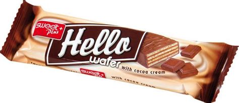 Chocolate Wafer Hello Single Packed 40 G Productsbulgaria Chocolate