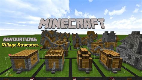 Minecraft Renovations All Village Structuresworld Download Available