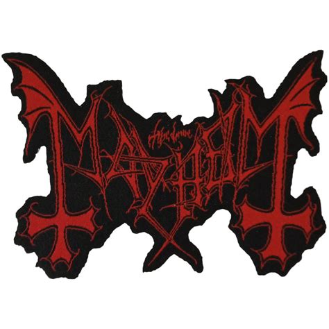 Mayhem Patch Logo Cut Out Fantotalde Onlineshop For Merchand