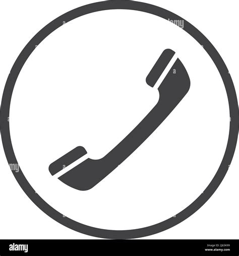 Phone Handle Icon Call Symbol Telephone Sign Stock Vector Image And Art