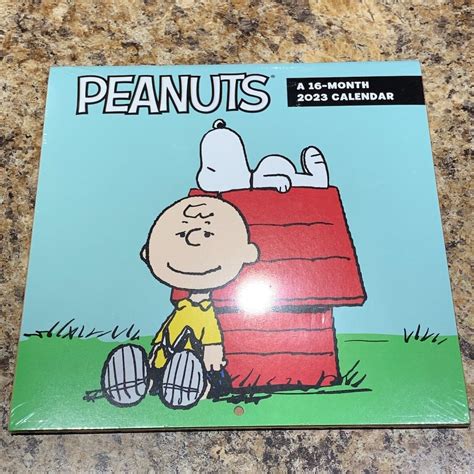 2023 Peanuts Wall Calendar 7x14 Inches Snoopy Charlie Brown Etsy