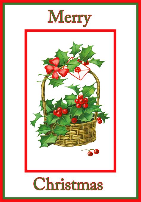 Free Printable Picture Christmas Cards
