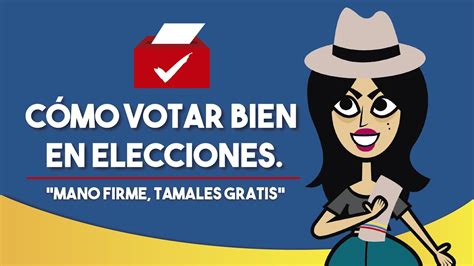 cÓmo votar bien en las elecciones tutorial anna la plena youtube