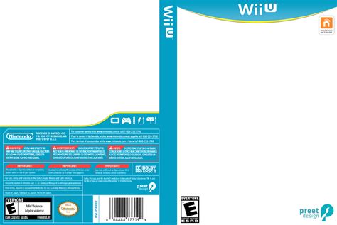 Wii U Box Art Template By Preetard On Deviantart