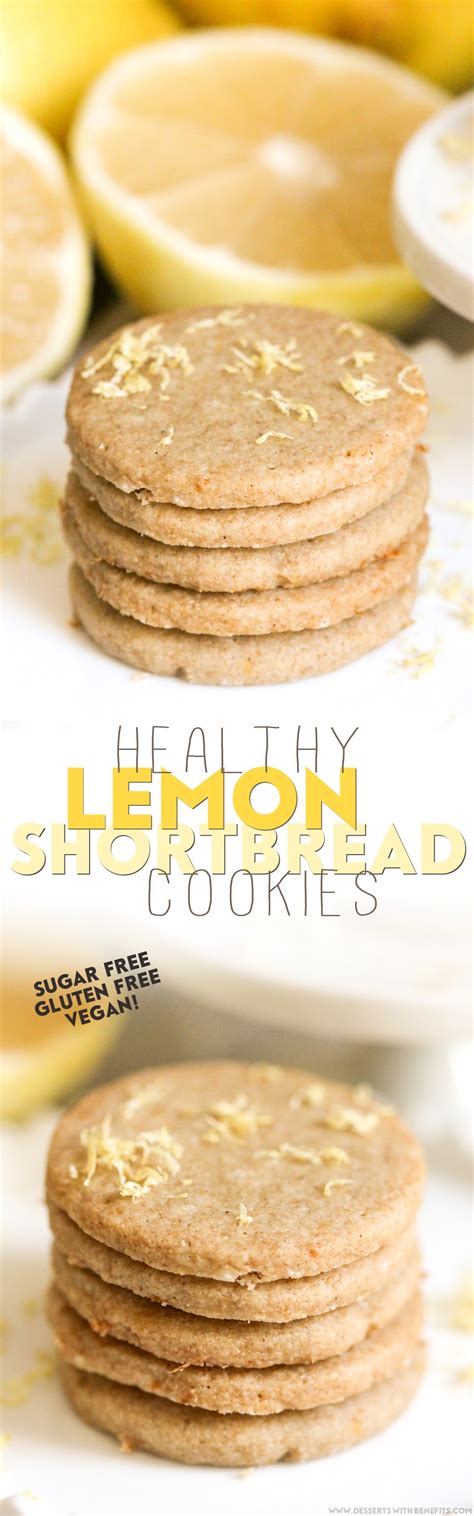 I was going to send him cookies for christmas but now i'm not quite sure. Healthy Lemon Shortbread Cookies recipe (sugar free ...