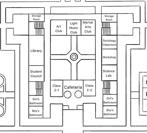 Akademi High School Map 🗺 Yandere Simulator Amino