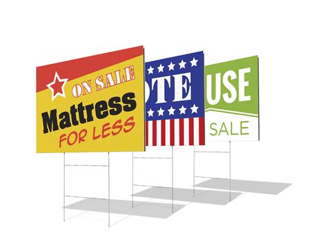 Coroplast Yard Signs Corrugated Plastic Board For Indoor Or Outdoor Use
