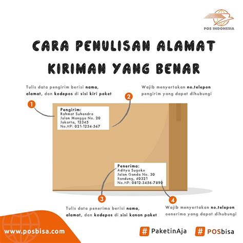 Cara Penulisan Alamat Surat Yang Benar Sahabat Pak Pos