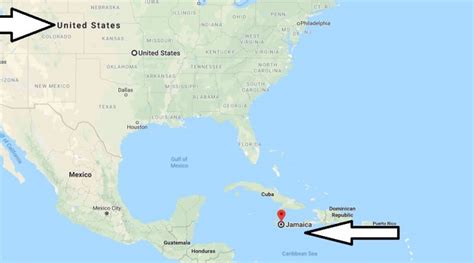 Jamaica On World Map | Time Zones Map World