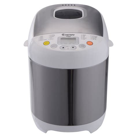 Costway Stainless Steel Electric Bread Maker | Make Bread At Home