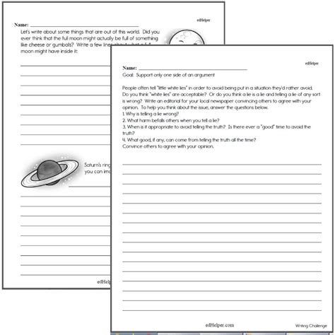 writing worksheets for creative kids free pdf printables