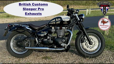 British Customs Sleeper Pros Slip On Exhausts Fitted And Tested On My