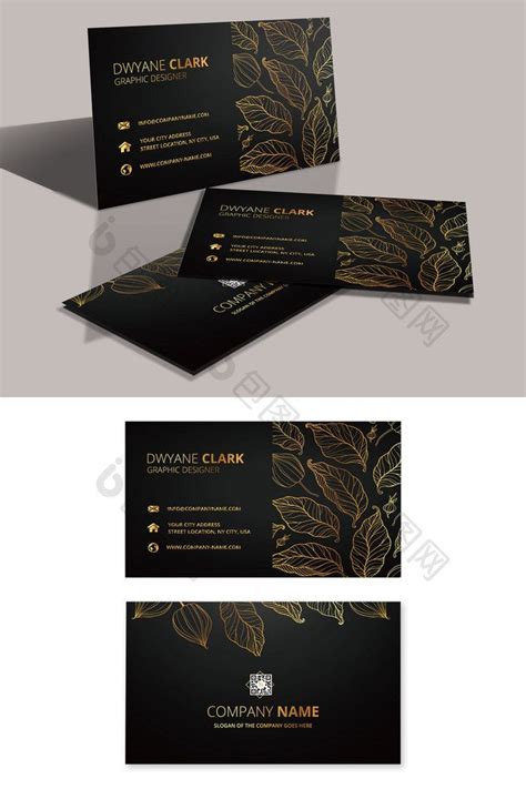A creative way to make business cards stand out. high end fashion black real estate business card | AI Free ...