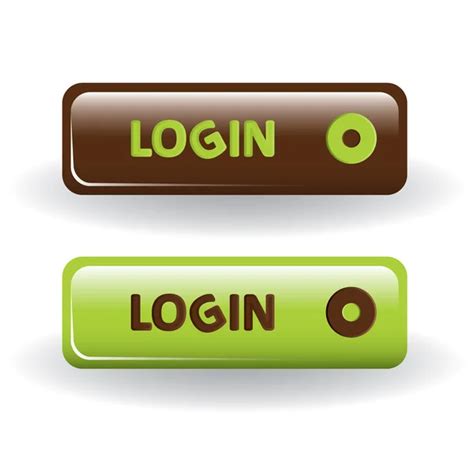 Login Buttons Stock Vector Image By ©glorcza 6424446