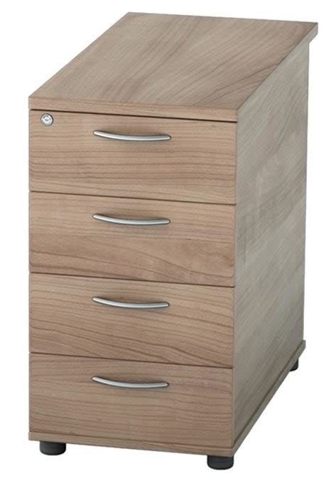 I was unsure being that it was not real wood but i love. 4 Drawer Desk High Pedestal - Lockable - 7 Wood Finishes ...