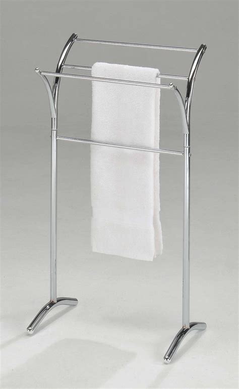 Stylish Free Standing Towel Racks For Outstanding Bathroom