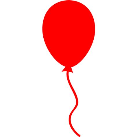 Globos rojos png y vectores. Red balloon 6 icon - Free red party icons