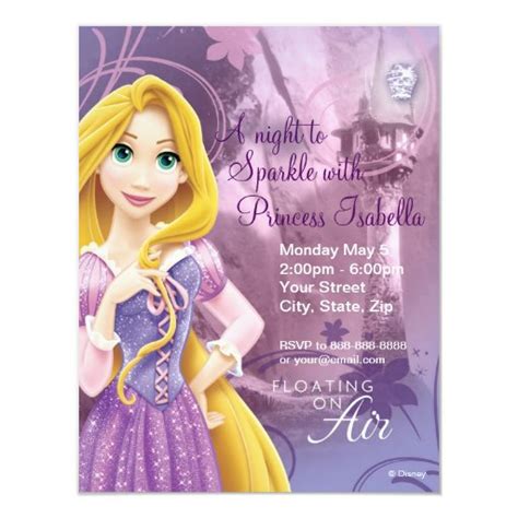 Rapunzel Birthday Invitation Zazzle