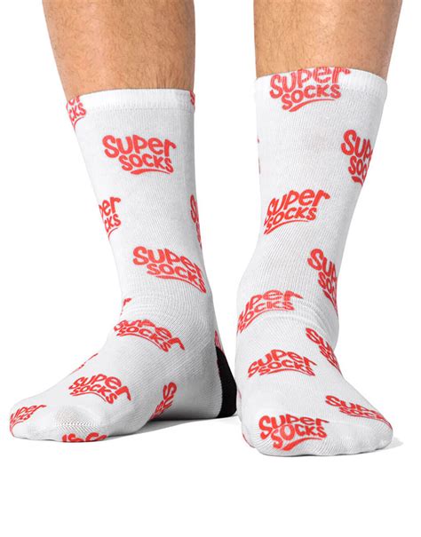 Your Logo On Socks Custom Business Logo Socks Super Socks