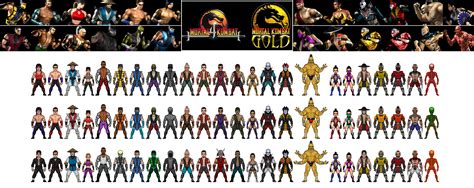 Mortal Kombat 4 All Colors And Costumes By Dzgarcia On Deviantart