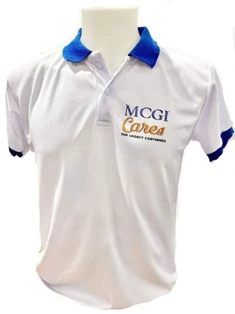 Blue Collar Polo Shirt Printed Mcgi Cares Pre Order Lazada Ph