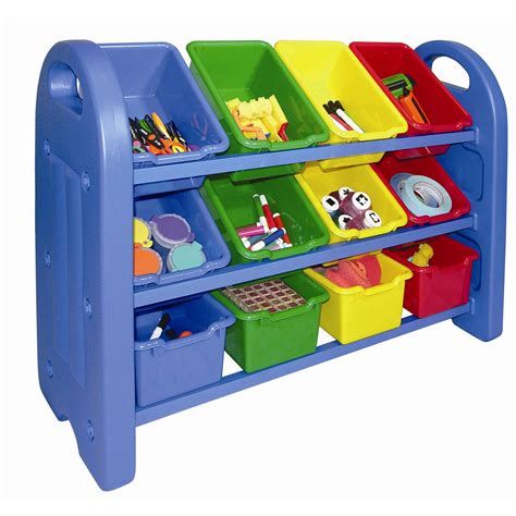 Ecr4kids 3 Tier Toy Organizer 12 Compartment Cubby And Reviews Wayfair