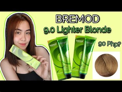 The package contains a tube of hair colour (50 ml), two bags of peroxide emulsion (2 x 40 ml), a bag of nourishing treatment with argan oil (10 ml), a pair of protective gloves and an instruction leaflet. #bremod#haircolor# lighter blonde BREMOD HAIR COLOR|REVIEW ...
